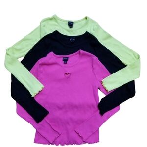 Art Class Long Sleeve Tees - Pink, Black, and Yellow